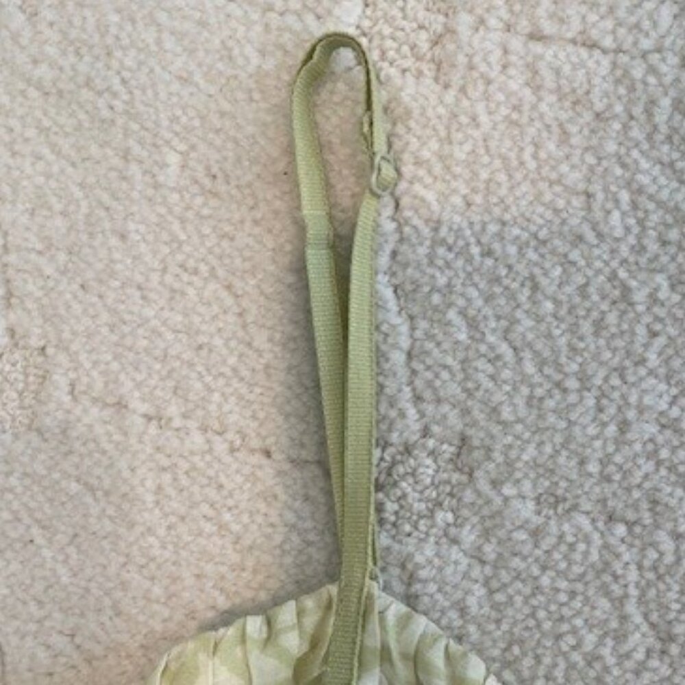 Max Studio Boho Spaghetti Strap GREEN and WHITE Summer Dress – Sz XS - Picture 8 of 8